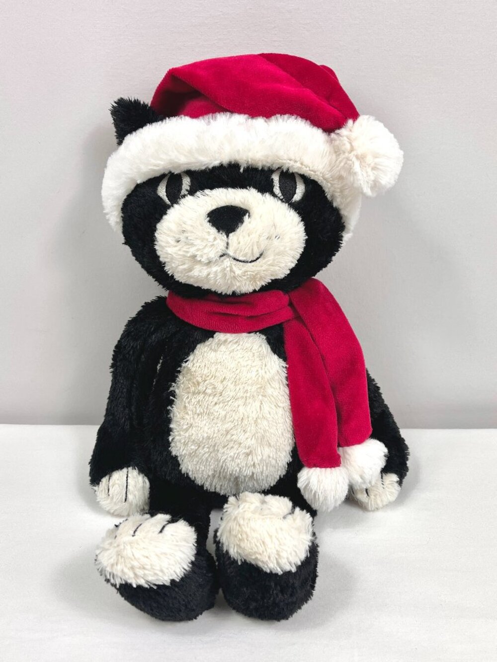 Jellycat Christmas Jack Cat Santa Hat Holiday Plush